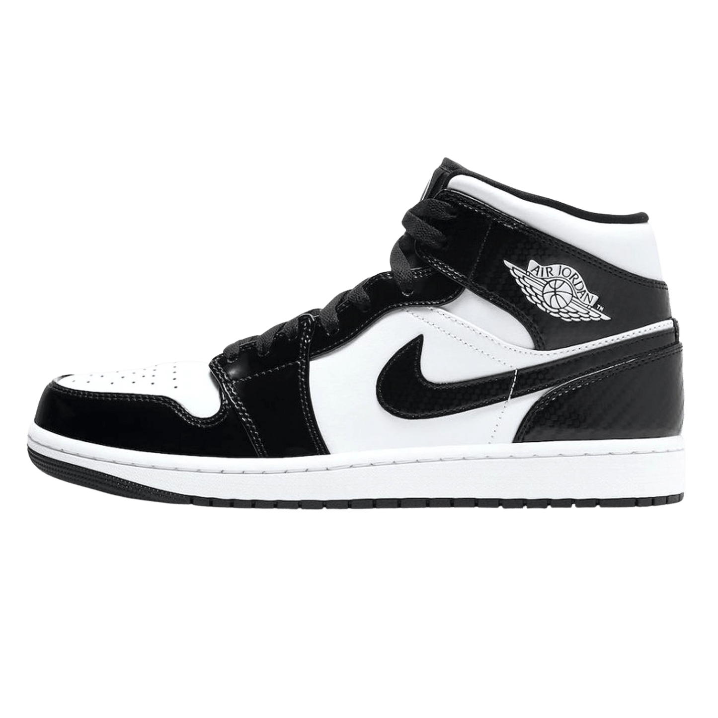Air Jordan 1 Mid SE All star 2021 Weekend Black — UK 3 | EU 35.5 | US 3.5 — Front View