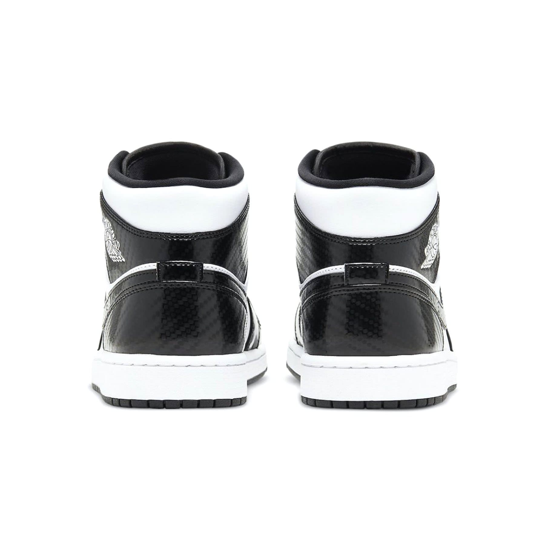 Air Jordan 1 Mid SE All star 2021 Weekend Black — UK 3 | EU 35.5 | US 3.5 — Top View