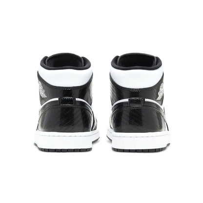 Air Jordan 1 Mid SE All star 2021 Weekend Black — UK 3 | EU 35.5 | US 3.5 — Top View