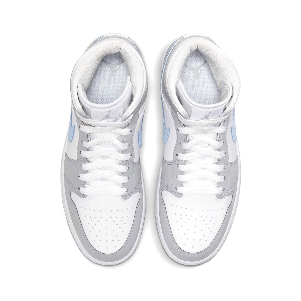 Air Jordan 1 Mid Wmns 'White Wolf Grey' — UK 2.5 | EU 35.5 | US 5 — Top View