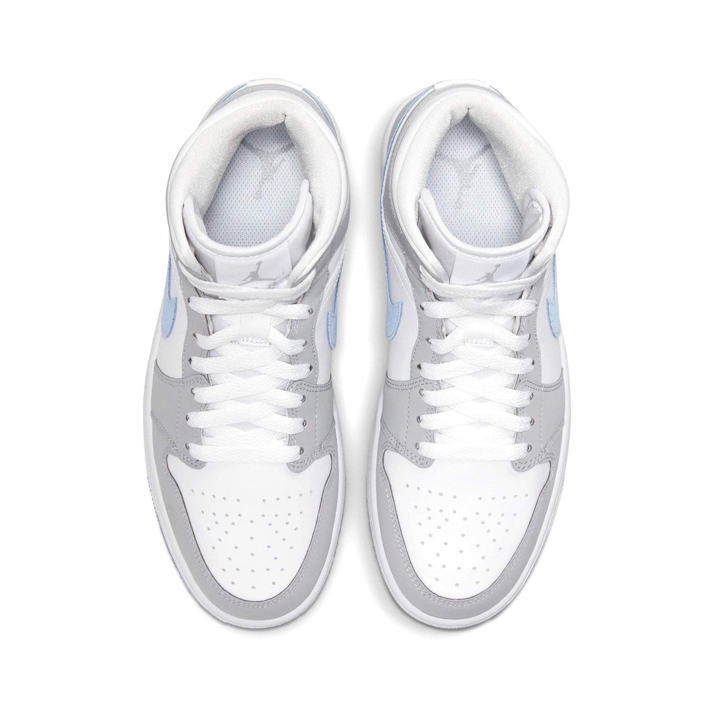 Air Jordan 1 Mid Wmns 'White Wolf Grey' — UK 2.5 | EU 35.5 | US 5 — Back View