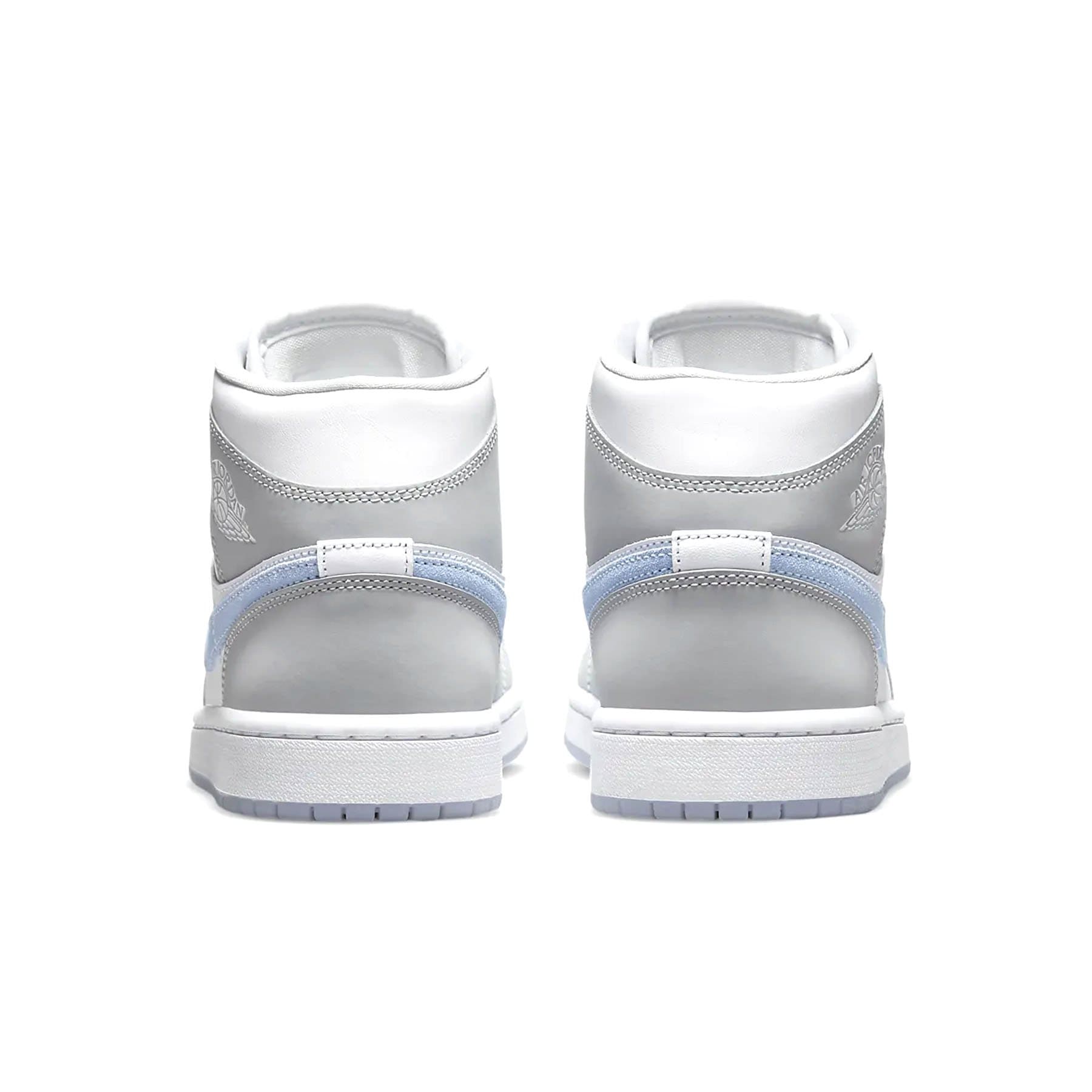 Air Jordan 1 Mid Wmns 'White Wolf Grey' — UK 2.5 | EU 35.5 | US 5 — Back View