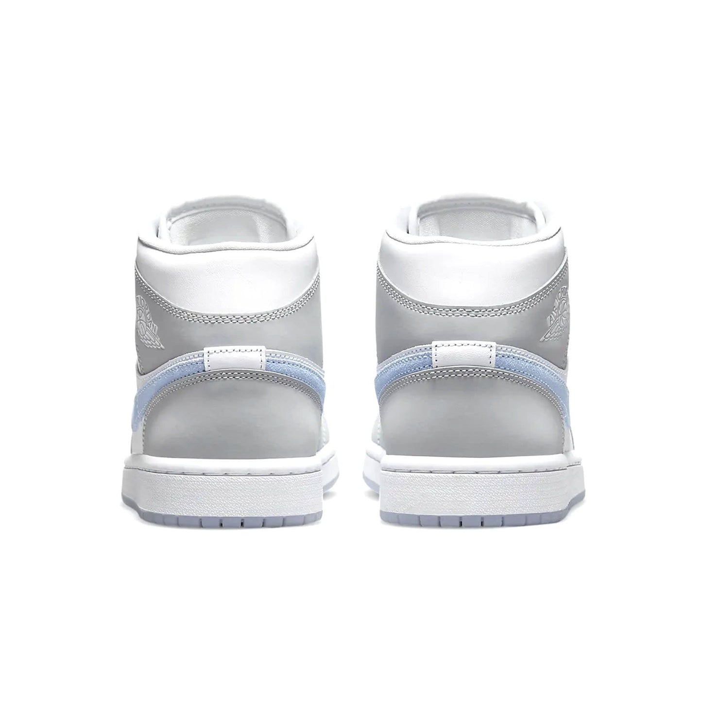 Air Jordan 1 Mid Wmns 'White Wolf Grey' — UK 2.5 | EU 35.5 | US 5 — Top View