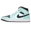 Air Jordan 1 Mid Wmns 'Aqua Blue Tint' — UK 2.5 | EU 35.5 | US 5 — Front View
