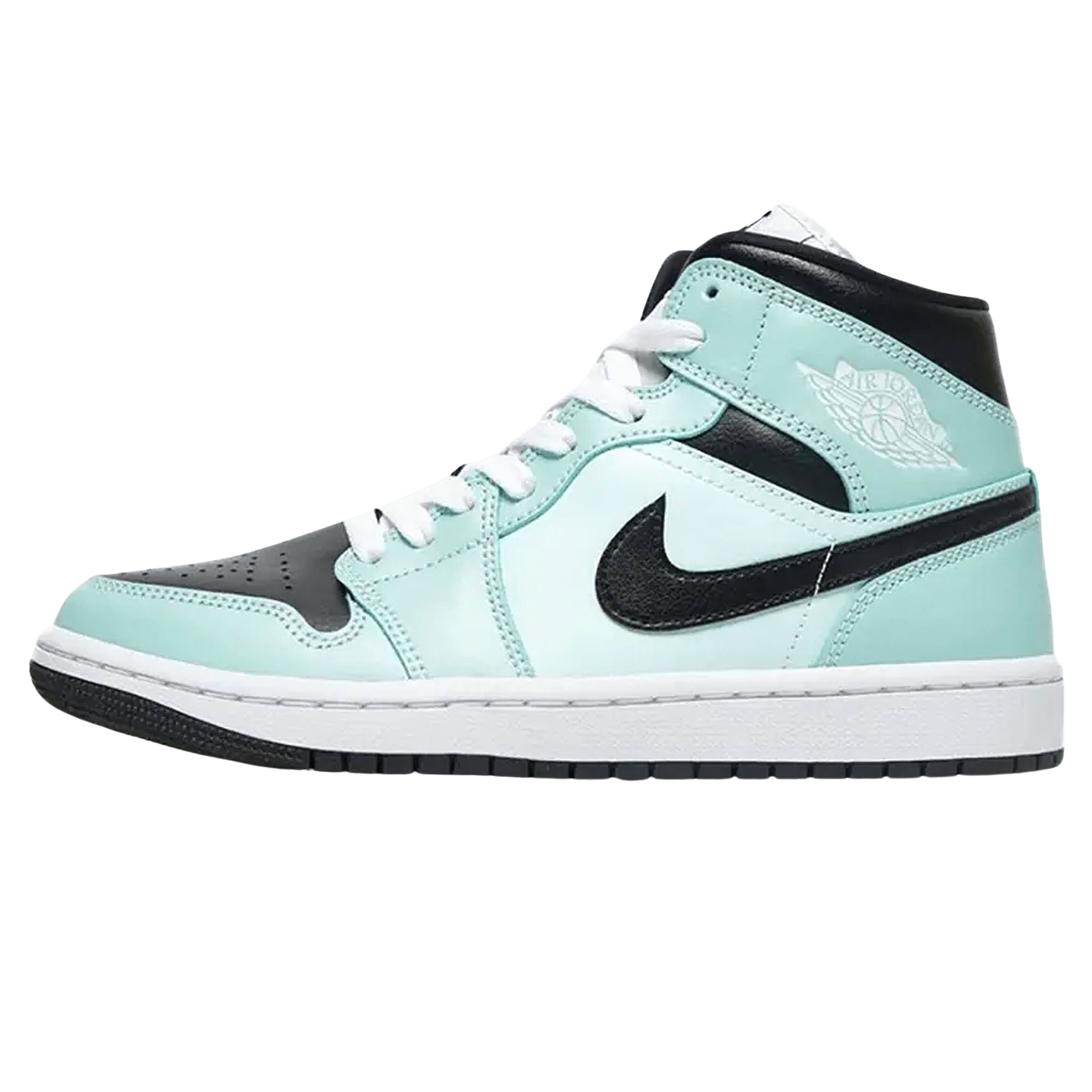 Air Jordan 1 Mid Wmns 'Aqua Blue Tint' — UK 2.5 | EU 35.5 | US 5 — Front View