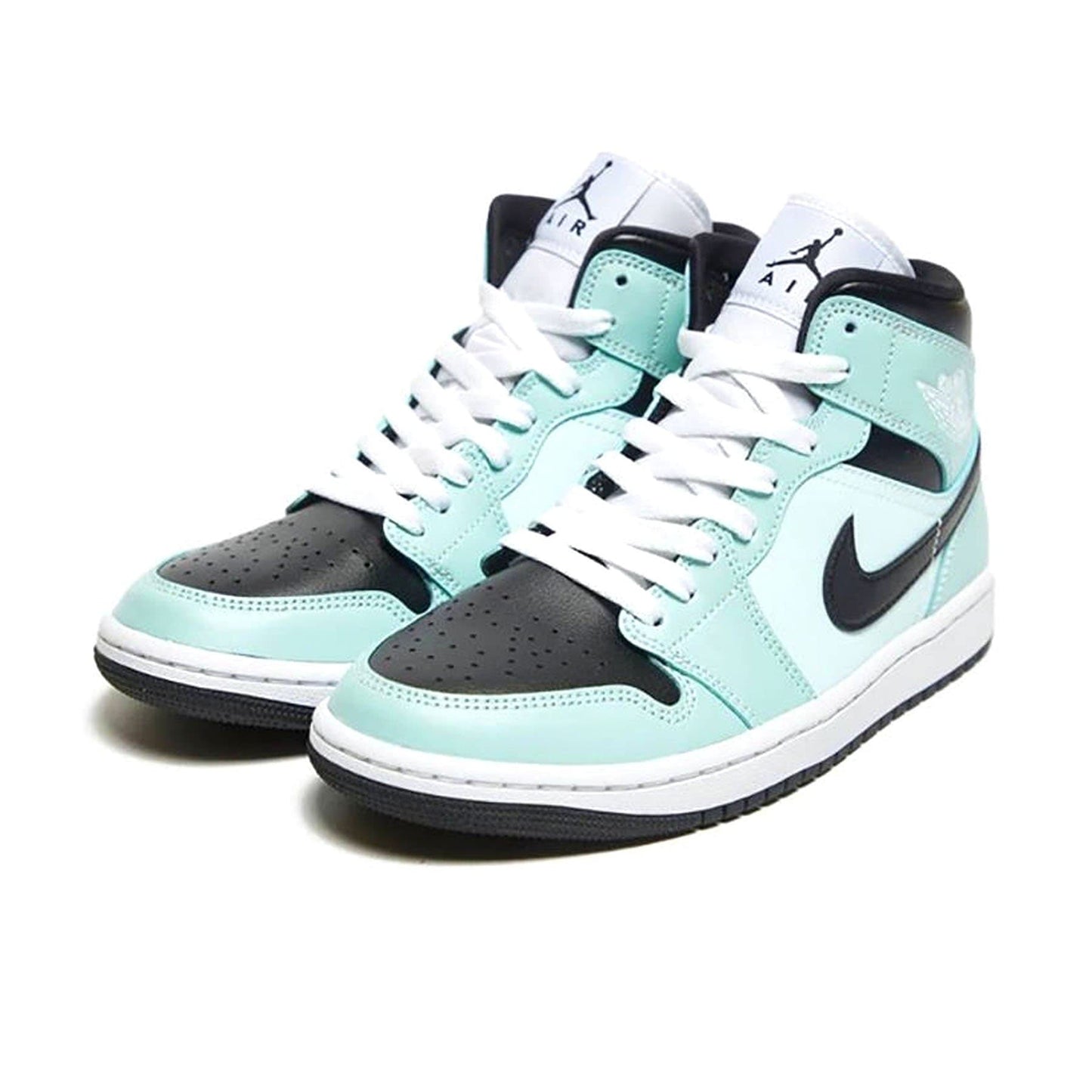 Air Jordan 1 Mid Wmns 'Aqua Blue Tint' — UK 2.5 | EU 35.5 | US 5 — Side View