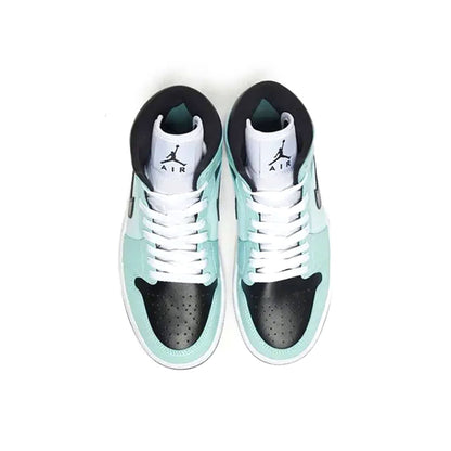Air Jordan 1 Mid Wmns 'Aqua Blue Tint' — UK 2.5 | EU 35.5 | US 5 — Top View