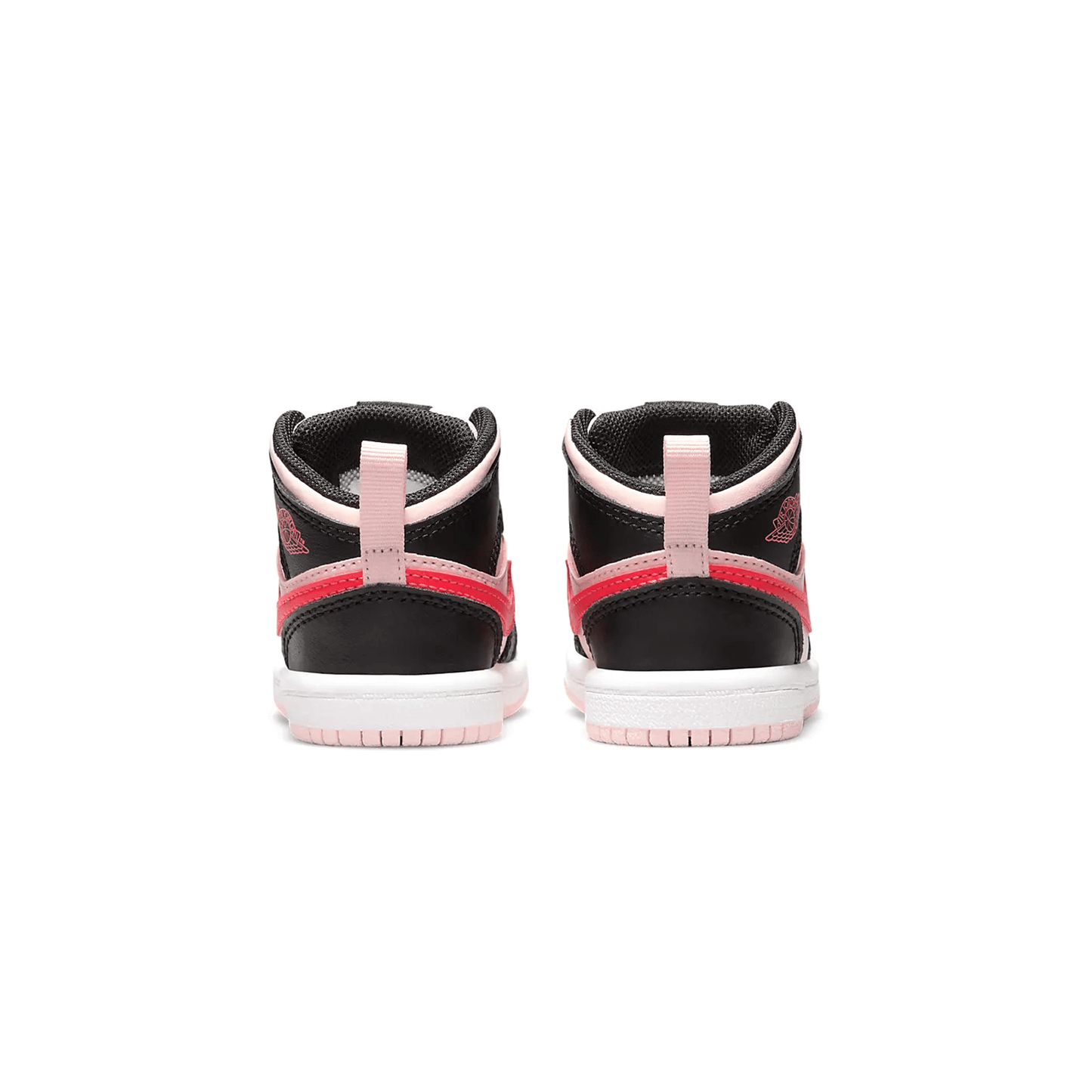 Air Jordan 1 Mid TD 'Black Pink Crimson' — UK 0C | EU 15 | US 0C — Back View