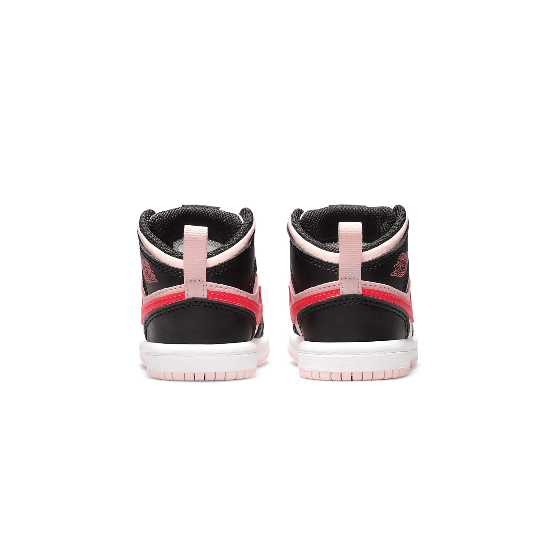 Air Jordan 1 Mid TD 'Black Pink Crimson' — UK 0C | EU 15 | US 0C — Back View