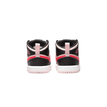 Air Jordan 1 Mid TD 'Black Pink Crimson' — UK 0C | EU 15 | US 0C — Back View