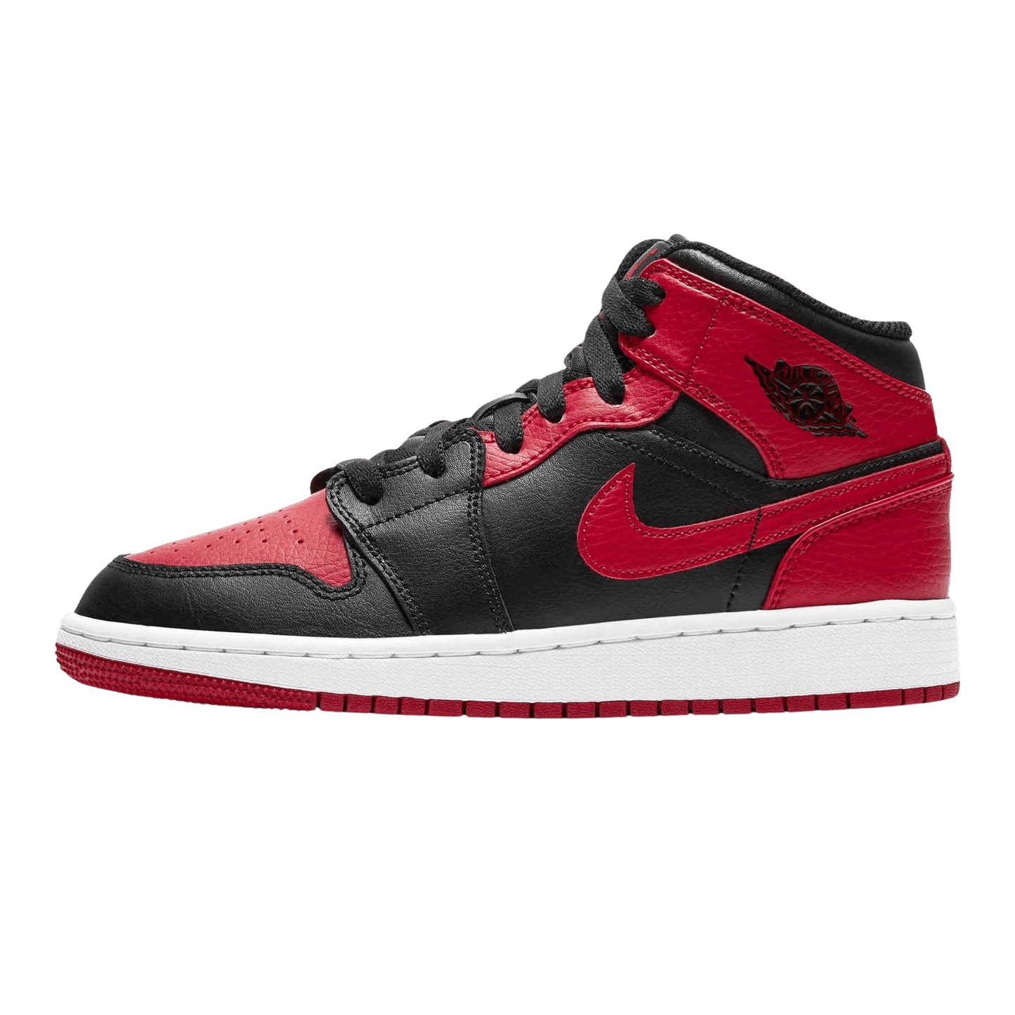 Air Jordan 1 Mid GS 'Banned' — UK 13.5 | EU 32 | US 1Y — Front View