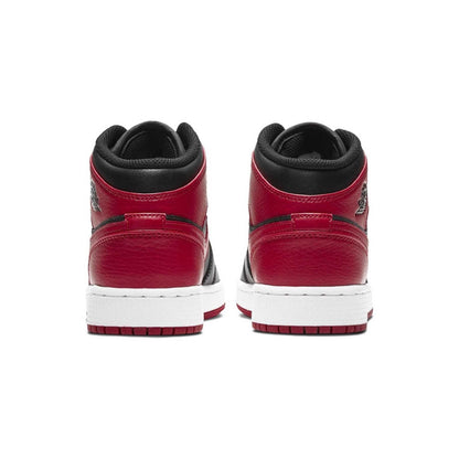 Air Jordan 1 Mid GS 'Banned' — UK 13.5 | EU 32 | US 1Y — Top View