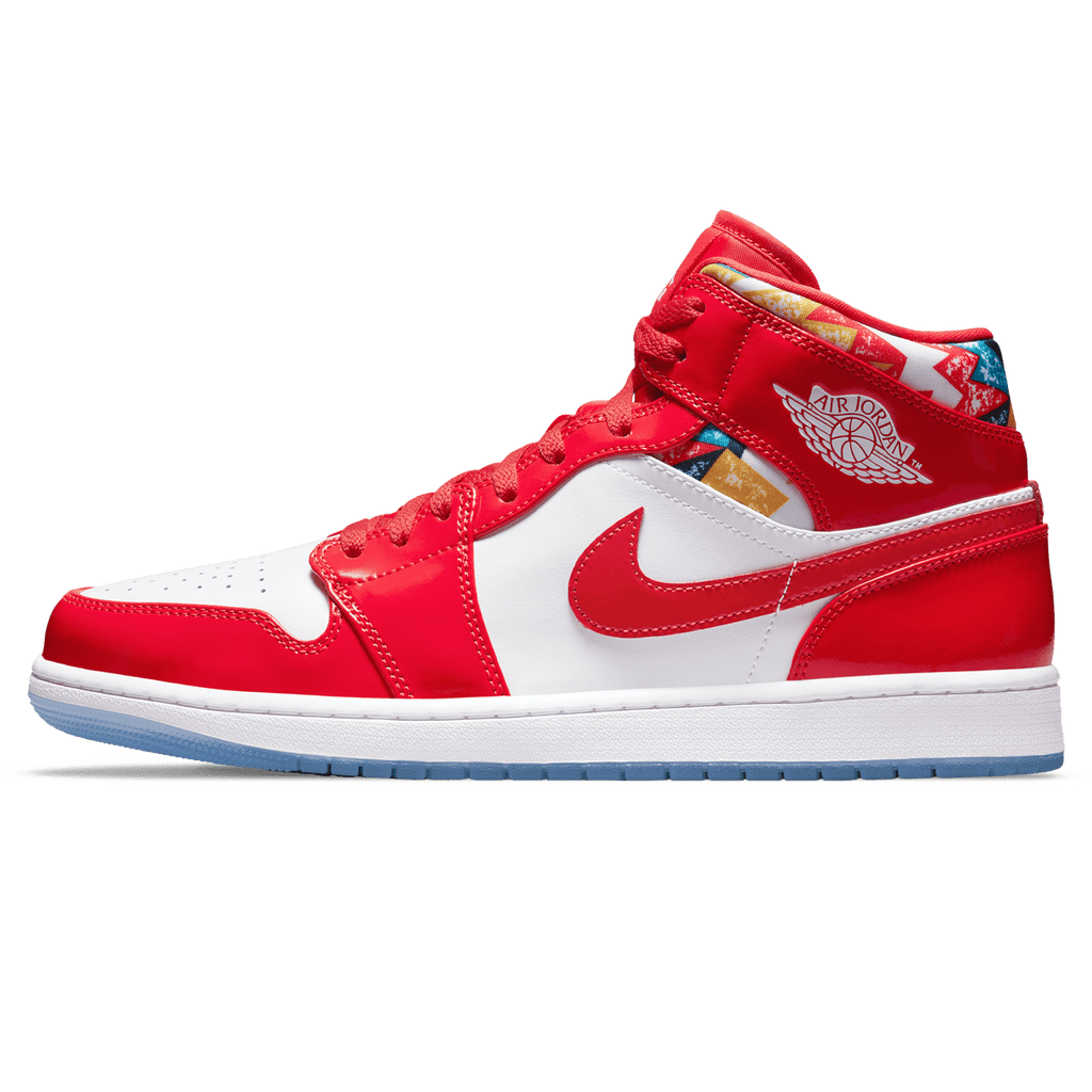 Air Jordan 1 Mid SE 'Barcelona Sweater' — UK 3 | EU 35.5 | US 3.5 — Front View