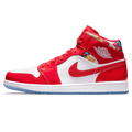 Air Jordan 1 Mid SE 'Barcelona Sweater' — UK 3 | EU 35.5 | US 3.5 — Front View