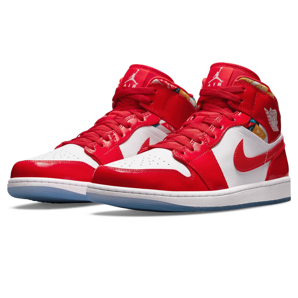 Air Jordan 1 Mid SE 'Barcelona Sweater' — UK 3 | EU 35.5 | US 3.5 — Side View
