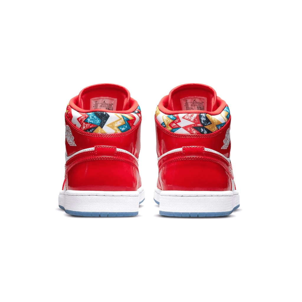 Air Jordan 1 Mid SE 'Barcelona Sweater' — UK 3 | EU 35.5 | US 3.5 — Top View