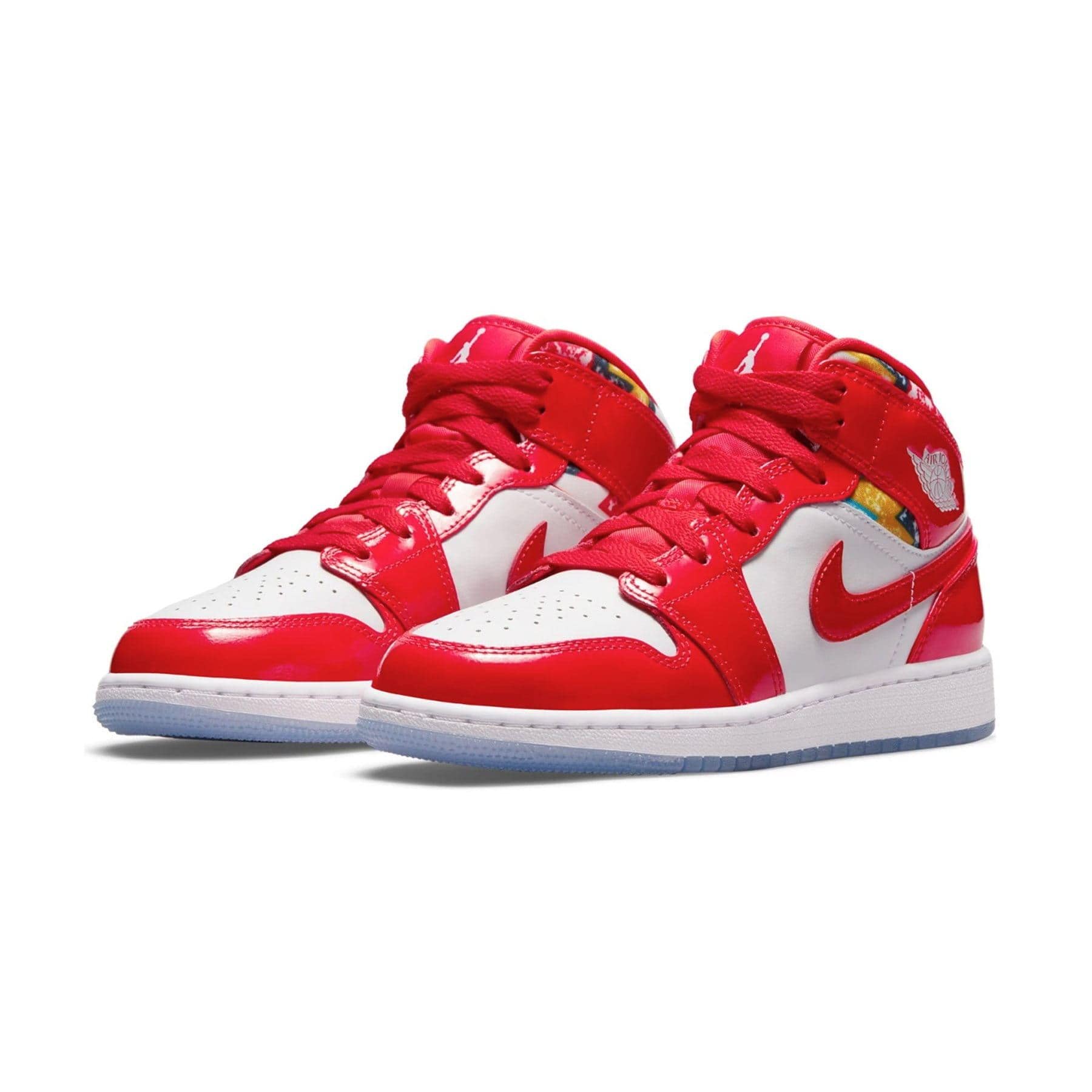 Air Jordan 1 Mid SE GS 'Barcelona Sweater' — UK 13.5 | EU 32 | US 1Y — Side View