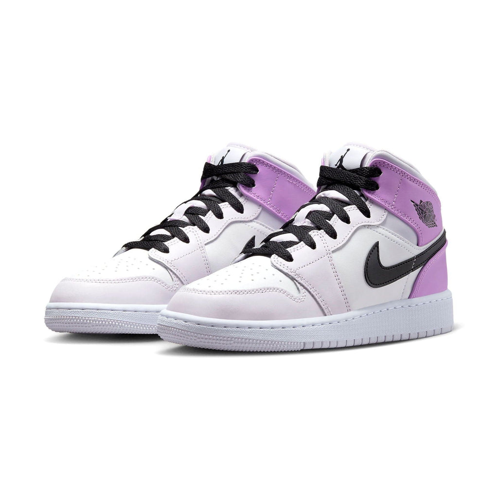 Air Jordan 1 Mid GS 'Barely Grape' — UK 13.5 | EU 32 | US 1Y — Side View
