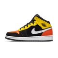 Air Jordan 1 Mid SE GS 'Amarillo Team Orange' — UK 13.5 | EU 32 | US 1Y — Front View