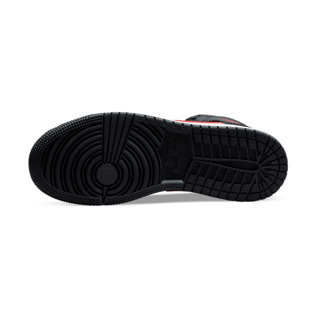 Air Jordan 1 Mid GS 'Black Fire Red' — UK 13.5 | EU 32 | US 1Y — Detail View
