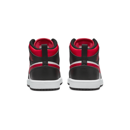 Air Jordan 1 Mid PS 'Black Fire Red' — UK 10C | EU 27.5 | US 10.5C — Top View