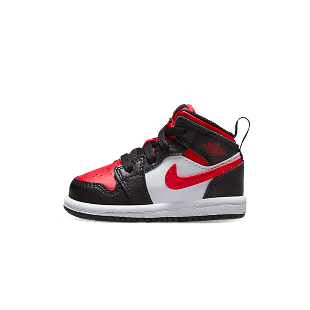 Air Jordan 1 Mid TD 'Black Fire Red' — UK 0C | EU 15 | US 0C — Front View