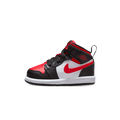 Air Jordan 1 Mid TD 'Black Fire Red' — UK 0C | EU 15 | US 0C — Front View