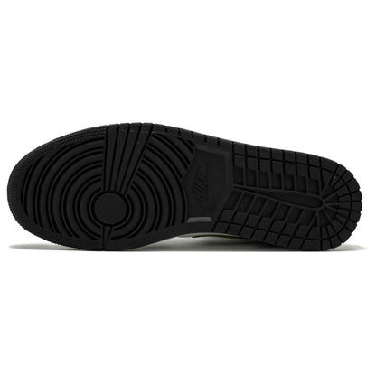 Air Jordan 1 Mid Patent 'Black Gold' — UK 3 | EU 35.5 | US 3.5 — Detail View