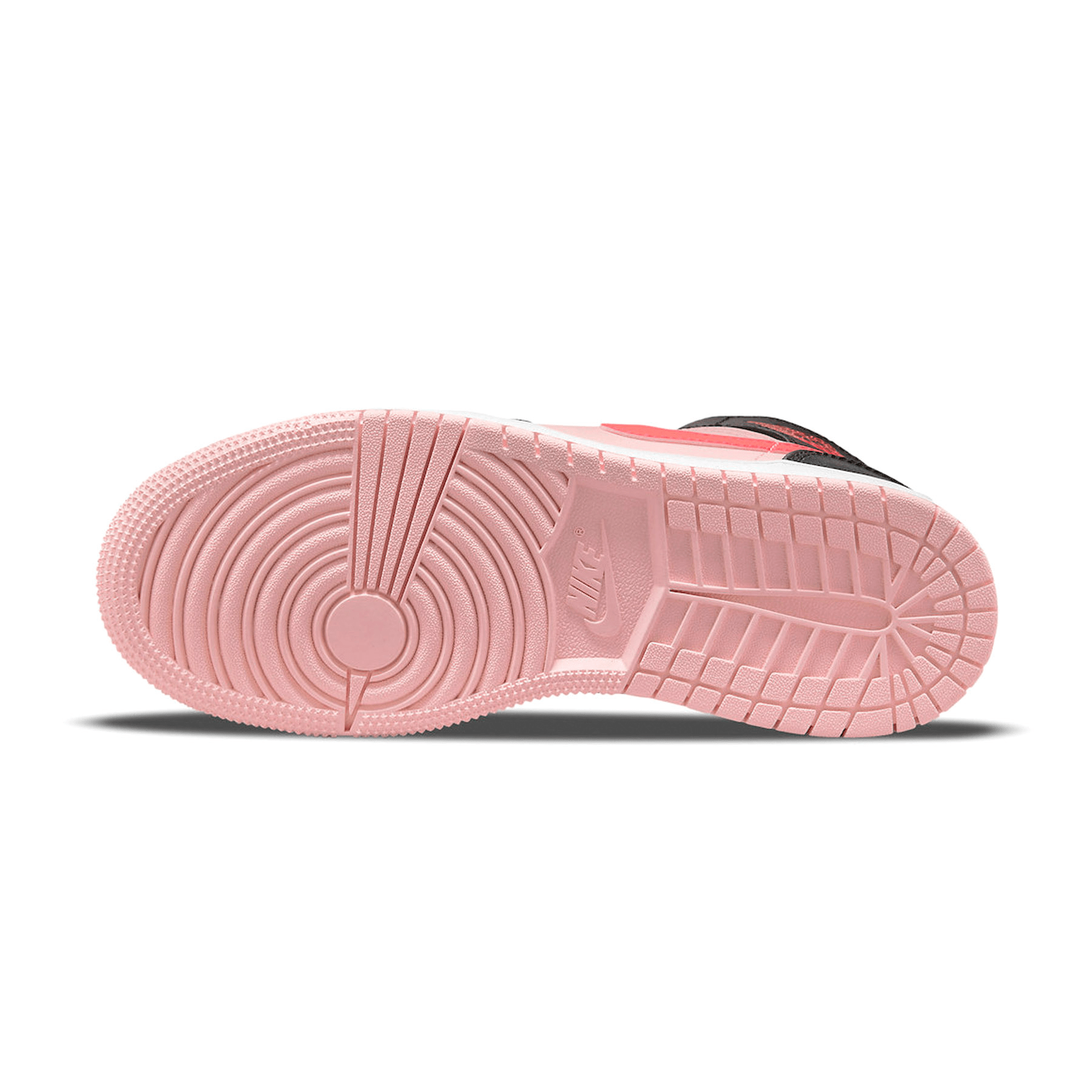 Air Jordan 1 Mid GS Black Pink Crimson — UK 13.5 | EU 32 | US 1Y — Detail View