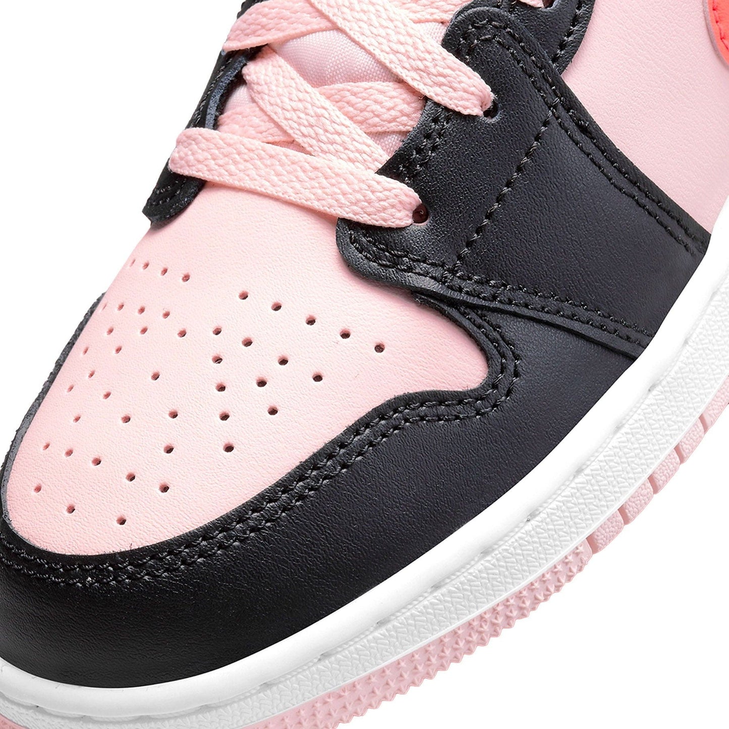 Air Jordan 1 Mid GS Black Pink Crimson — UK 13.5 | EU 32 | US 1Y — Lifestyle View