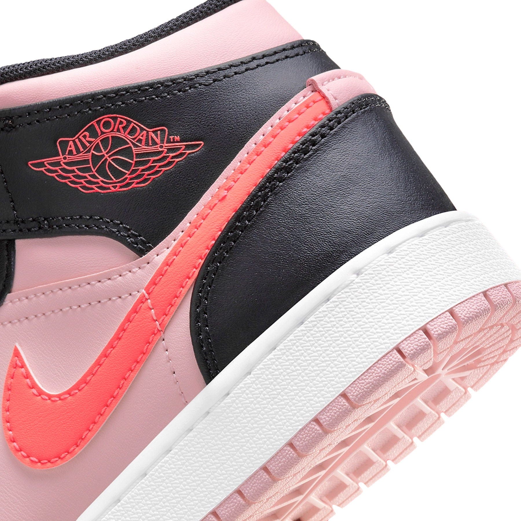 Air Jordan 1 Mid GS Black Pink Crimson — UK 13.5 | EU 32 | US 1Y — Alternate View 7