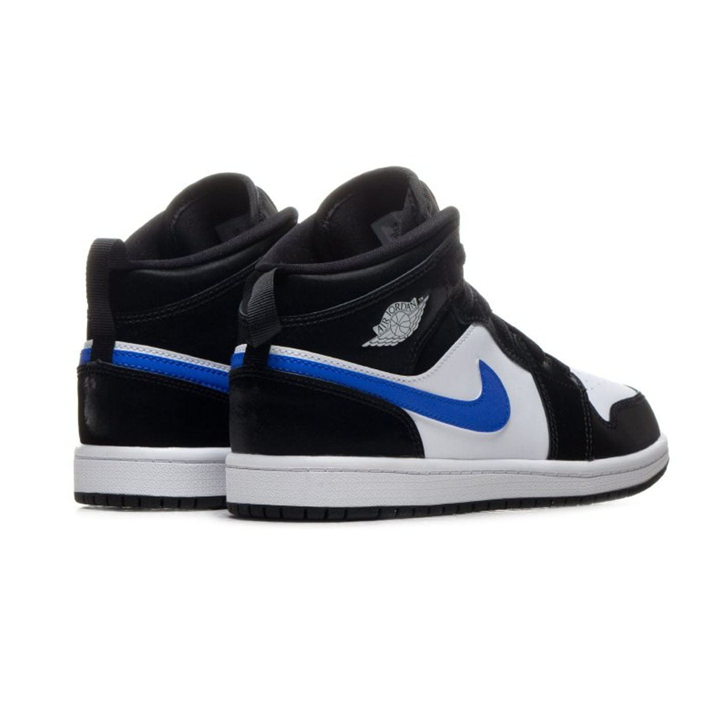 Air Jordan 1 Mid PS 'Black Racer Blue' — UK 10C | EU 27.5 | US 10.5C — Back View