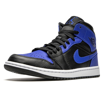 Air Jordan 1 Mid 'Hyper Royal' — UK 3 | EU 35.5 | US 3.5 — Top View