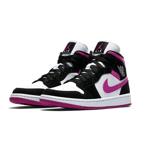 Air Jordan 1 WMNS Mid 'Black Cactus Flower' — UK 3.5 | EU 36 | US 4 — Side View