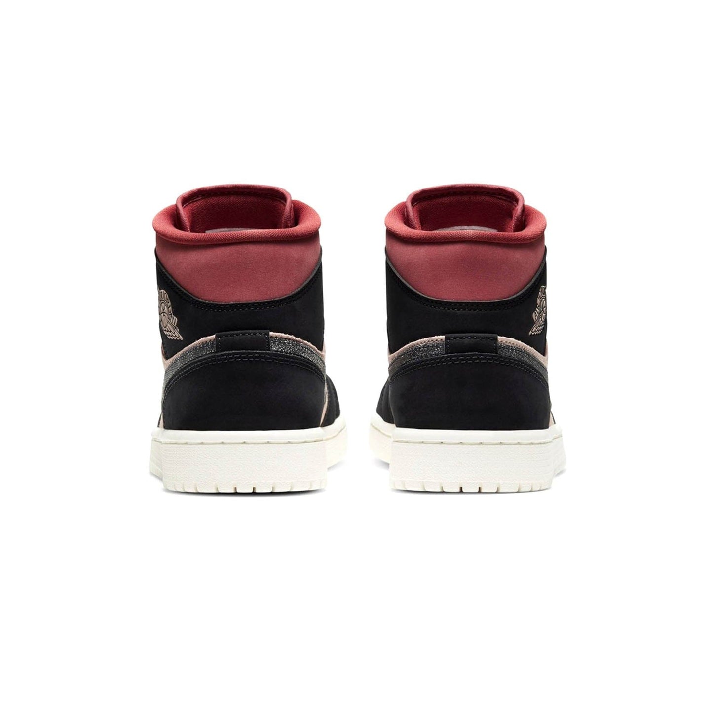 Air Jordan 1 Wmns Mid 'Burgundy Dusty Pink' — UK 2.5 | EU 35.5 | US 5 — Top View