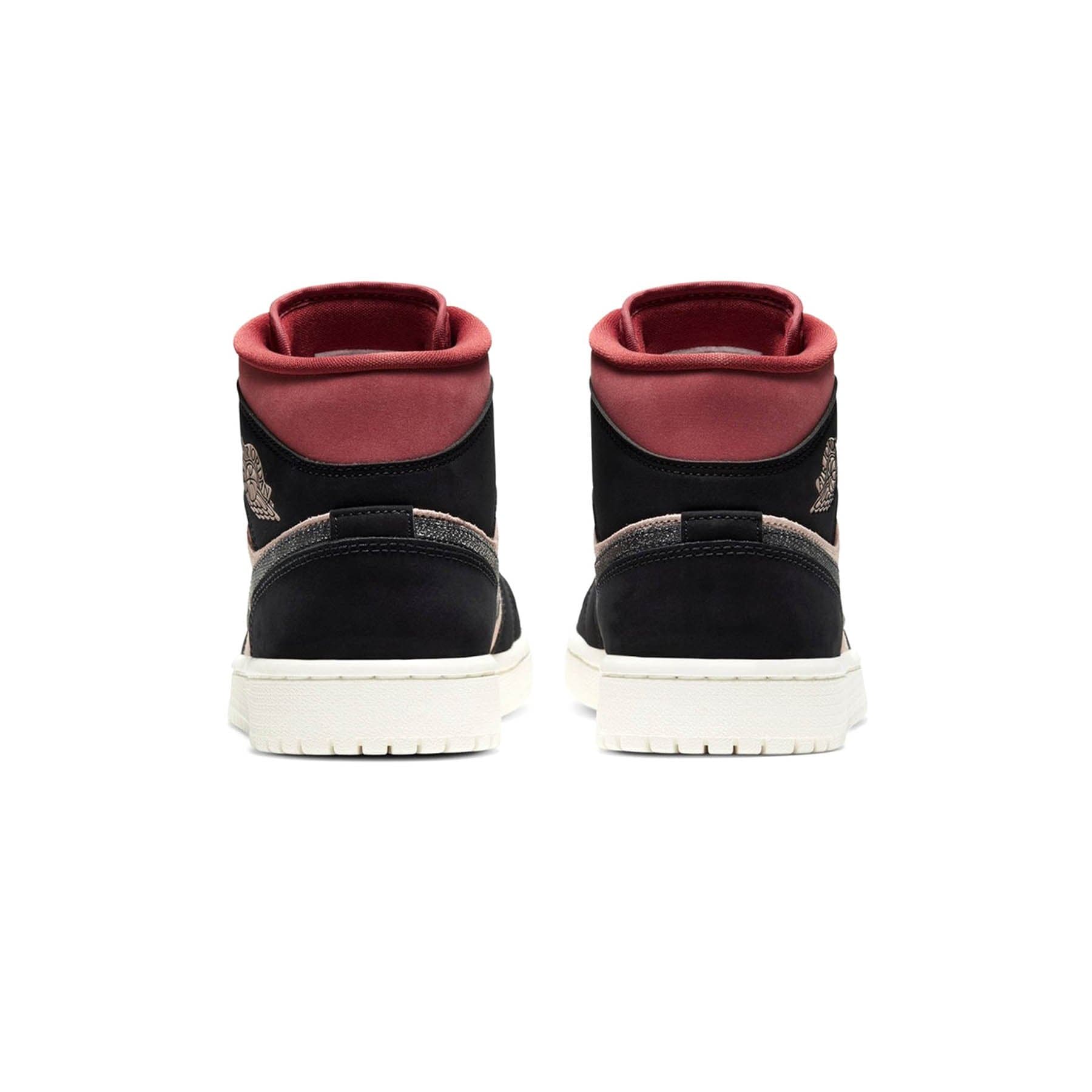 Air Jordan 1 Wmns Mid 'Burgundy Dusty Pink' — UK 2.5 | EU 35.5 | US 5 — Top View