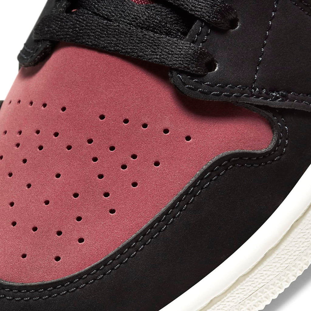 Air Jordan 1 Wmns Mid 'Burgundy Dusty Pink' — UK 2.5 | EU 35.5 | US 5 — Lifestyle View