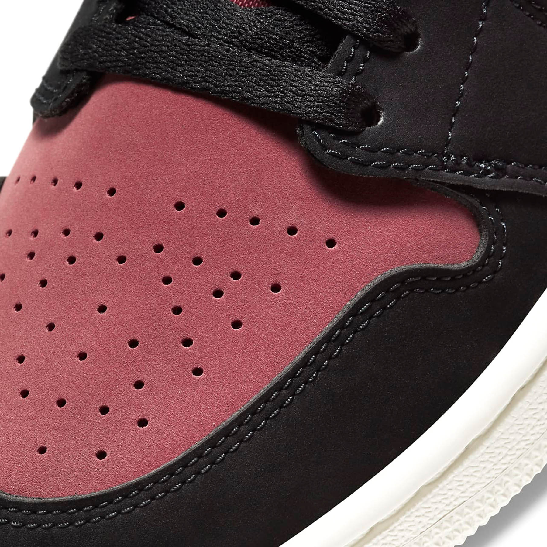 Air Jordan 1 Wmns Mid 'Burgundy Dusty Pink' — UK 2.5 | EU 35.5 | US 5 — Lifestyle View