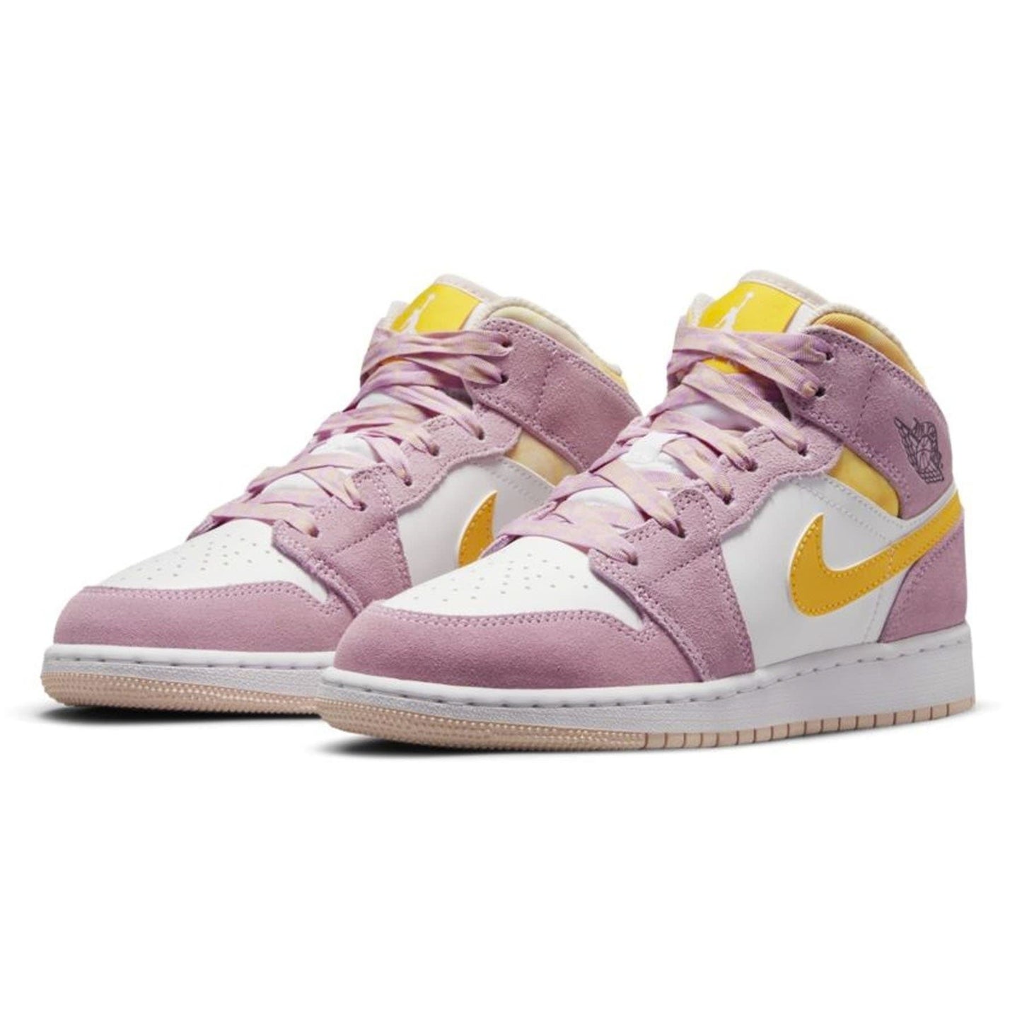 Air Jordan 1 Mid SE GS "Arctic Pink" — UK 13.5 | EU 32 | US 1Y — Side View