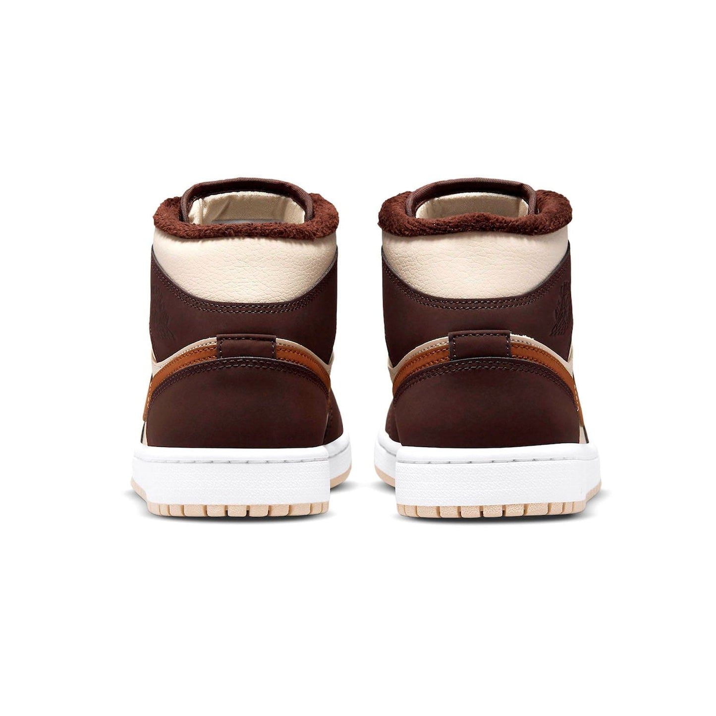 Air Jordan 1 Mid SE Wmns 'Cream Dark Chocolate' — UK 2.5 | EU 35.5 | US 5 — Detail View