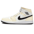 Air Jordan 1 Mid Wmns 'Coconut Milk' — UK 2.5 | EU 35.5 | US 5 — Front View