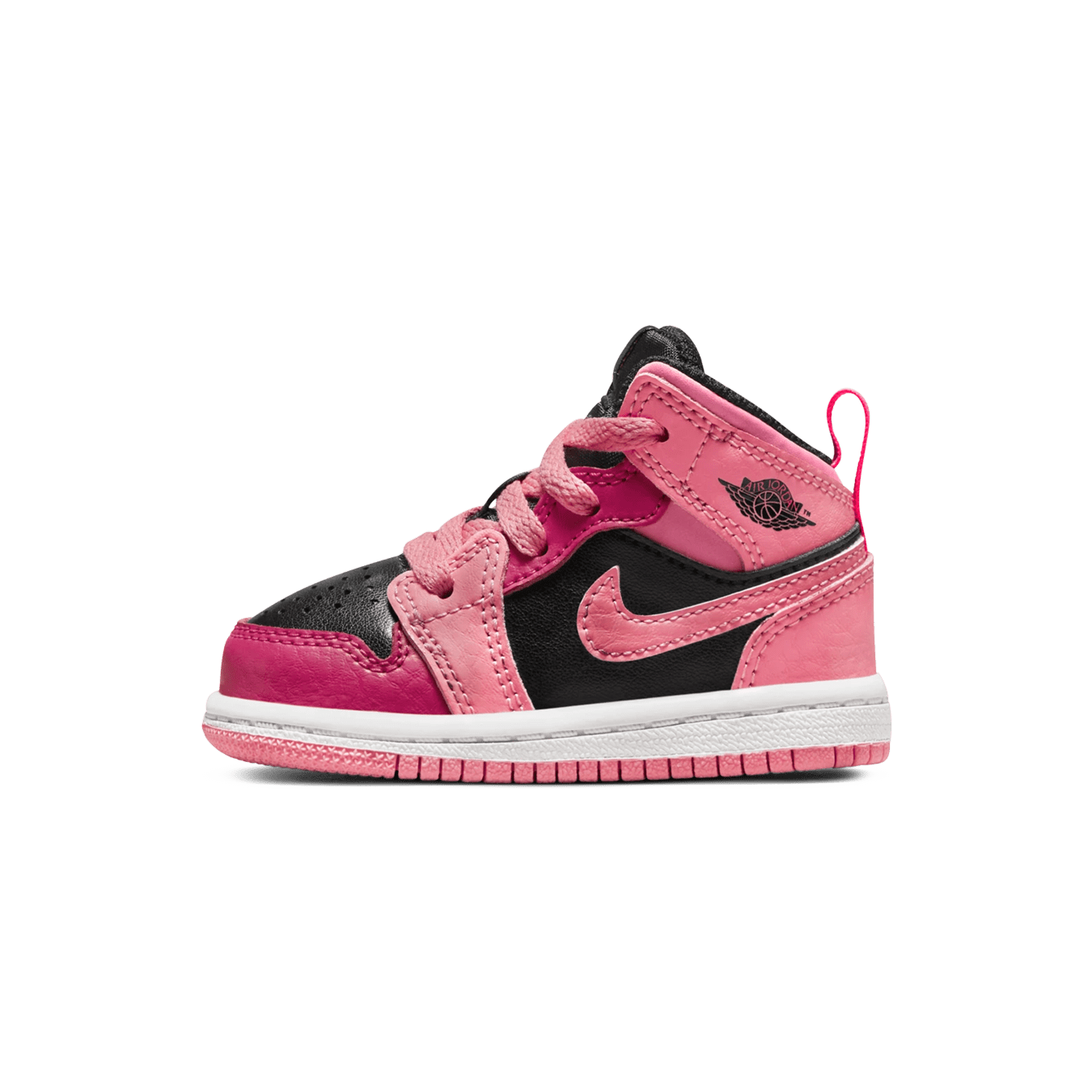 Air Jordan 1 Mid TD 'Coral Chalk' — UK 0C | EU 15 | US 0C — Front View