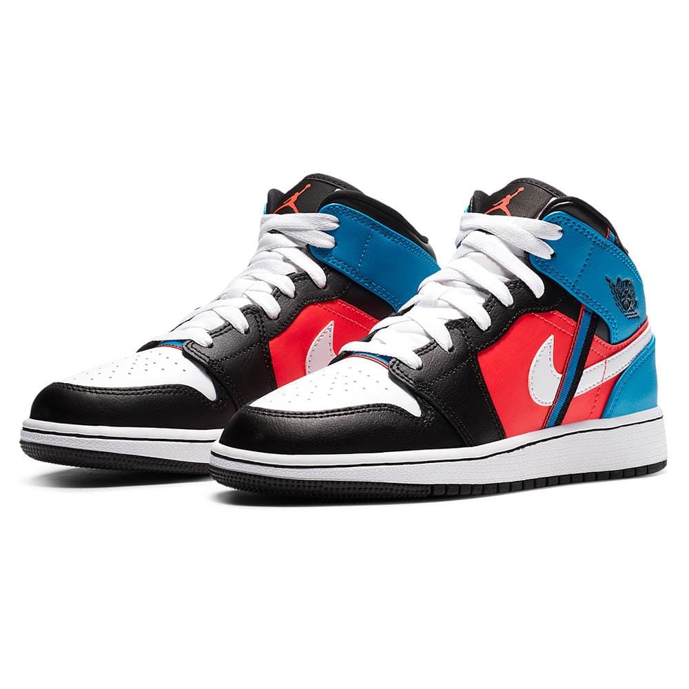 Air Jordan 1 Mid GS "Game Time" — UK 13.5 | EU 32 | US 1Y — Side View