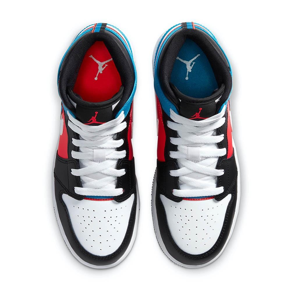 Air Jordan 1 Mid GS "Game Time" — UK 13.5 | EU 32 | US 1Y — Top View