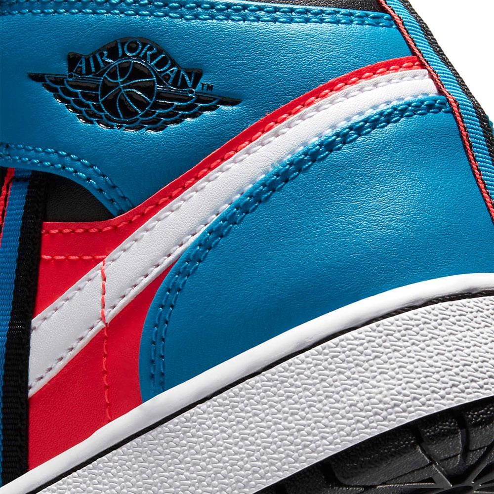 Air Jordan 1 Mid GS "Game Time" — UK 13.5 | EU 32 | US 1Y — Back View