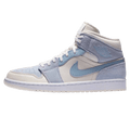Air Jordan 1 Mid SE 'Sail Light Blue' — UK 3 | EU 35.5 | US 3.5 — Front View