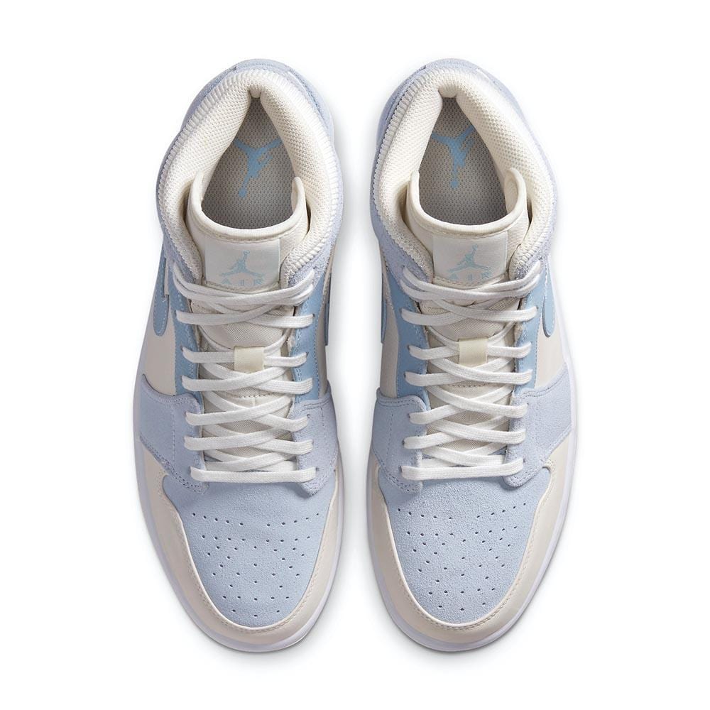 Air Jordan 1 Mid SE 'Sail Light Blue' — UK 3 | EU 35.5 | US 3.5 — Back View