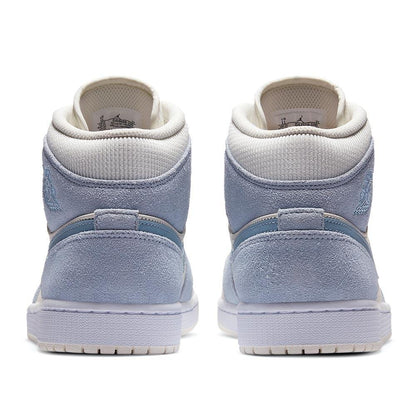 Air Jordan 1 Mid SE 'Sail Light Blue' — UK 3 | EU 35.5 | US 3.5 — Top View
