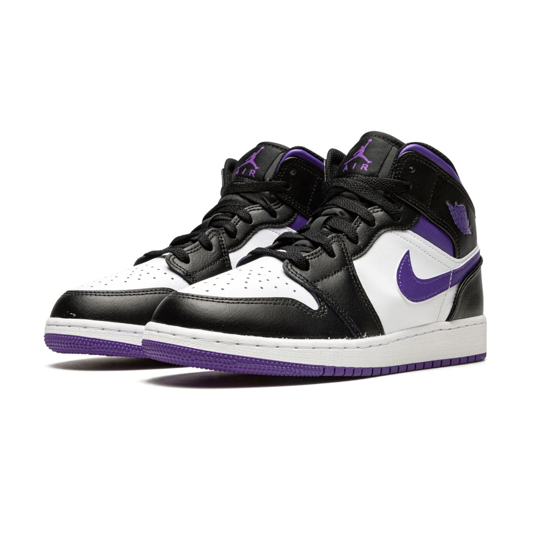 Air Jordan 1 Mid GS 'Dark Iris' — UK 13.5 | EU 32 | US 1Y — Side View