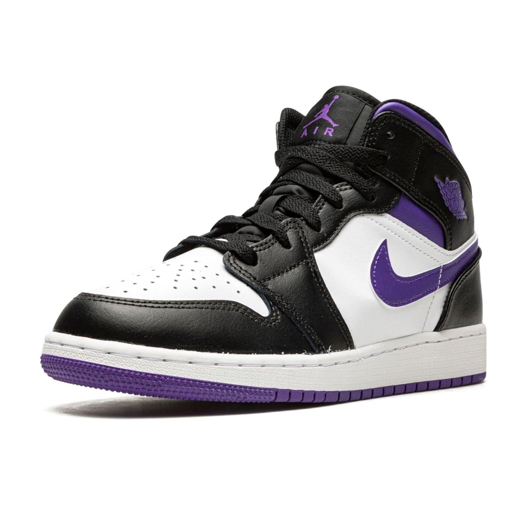 Air Jordan 1 Mid GS 'Dark Iris' — UK 13.5 | EU 32 | US 1Y — Top View